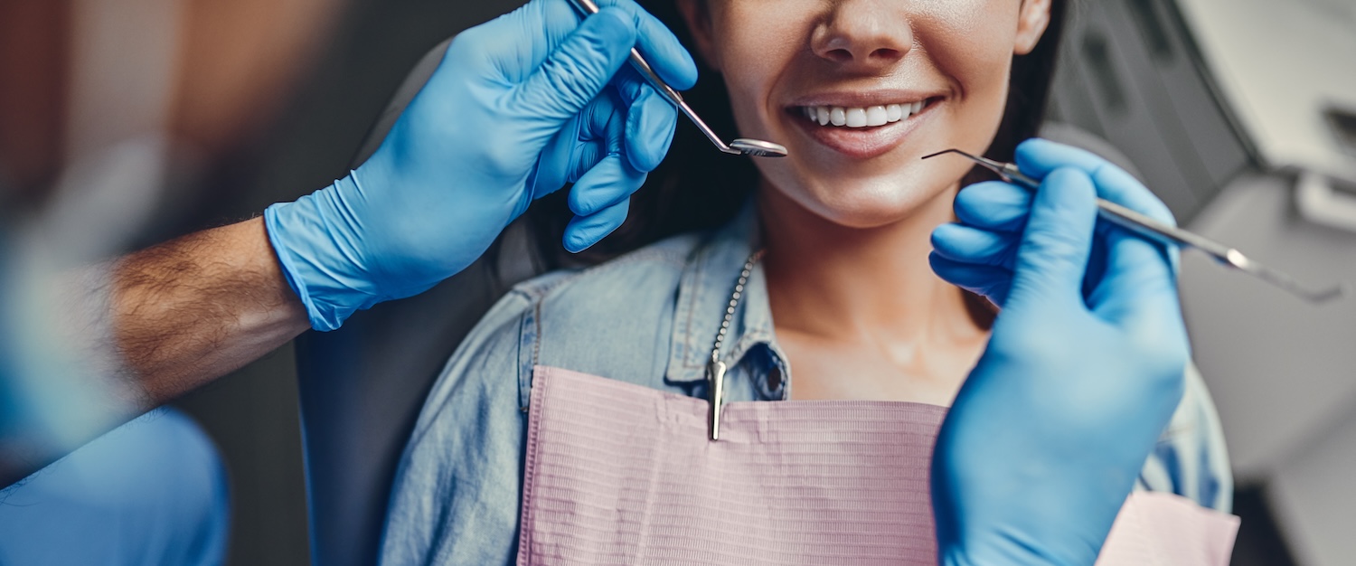 Woman in dental clinic Common Cosmetic Dentistry Procedures